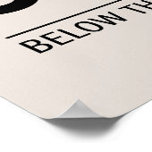 Afdrukken, waardepapier (steen) poster (Hoek)