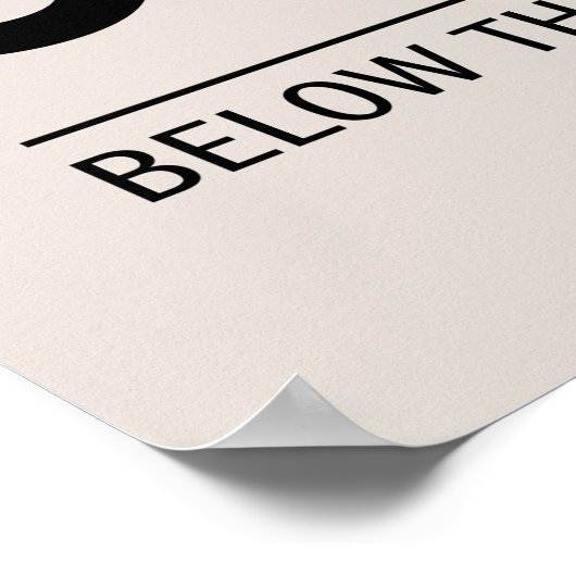 Afdrukken, waardepapier (steen) poster (Hoek)