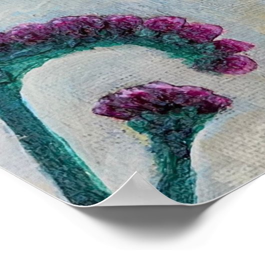 Afdrukken, waardepapier (steen) poster (Hoek)