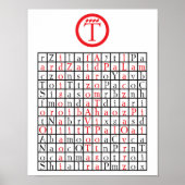 Afdrukken, waardepapier (steen) poster (Voorkant)