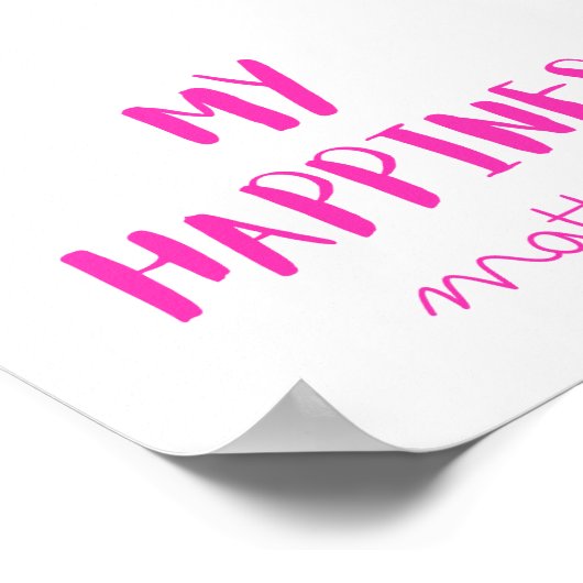 Afdrukken, waardepapier (steen) poster (Hoek)