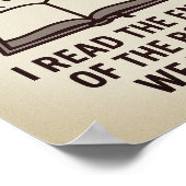 Afdrukken, waardepapier (steen) poster (Hoek)