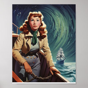 Afdrukken, waardepapier (steen) poster