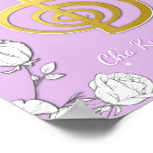 Afdrukken, waardepapier (steen) poster (Hoek)