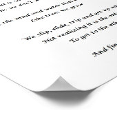 Afdrukken, waardepapier (steen) poster (Hoek)