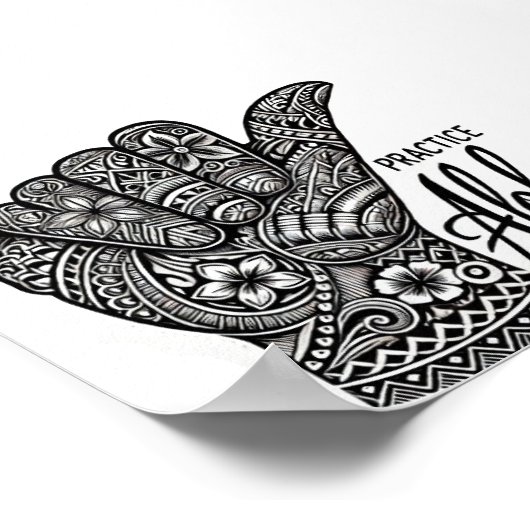 Afdrukken, waardepapier (steen) poster (Hoek)