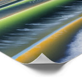 Afdrukken, waardepapier (steen) poster (Hoek)