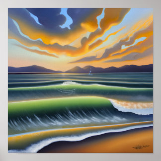 Afdrukken, waardepapier (steen) poster