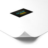 Afdrukken, waardepapier (steen) poster (Hoek)