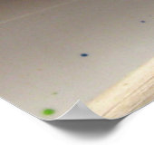 Afdrukken, waardepapier (steen) poster (Hoek)