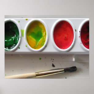 Afdrukken, waardepapier (steen) poster