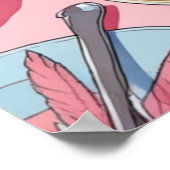 Afdrukken, waardepapier (steen) poster (Hoek)