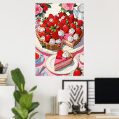 Afdrukken, waardepapier (steen) poster (Thuiskantoor)