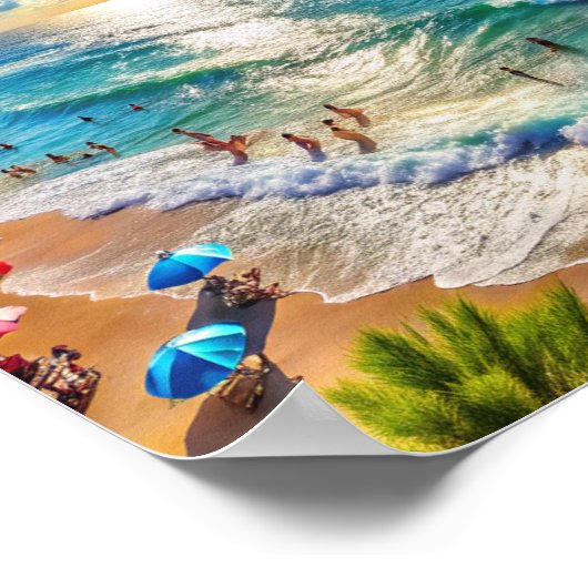 Afdrukken, waardepapier (steen) poster (Hoek)