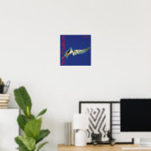 Afdrukken, waardepapier (steen) poster (Thuiskantoor)