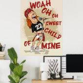 Afdrukken, waardepapier (steen) poster (Thuiskantoor)