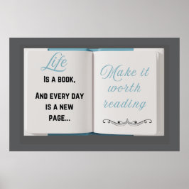 Afdrukken, waardepapier (steen) poster