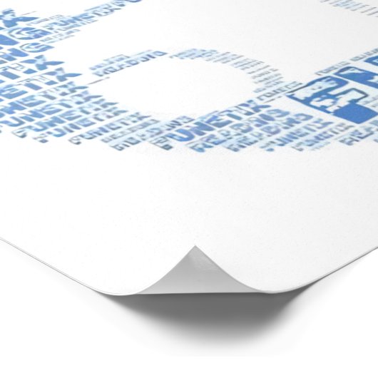 Afdrukken, waardepapier (steen) poster (Hoek)