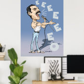 Afdrukken, waardepapier (steen) poster (Thuiskantoor)