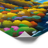 Afdrukken, waardepapier (steen) poster (Hoek)