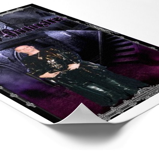 Afdrukken, waardepapier (steen) poster (Hoek)