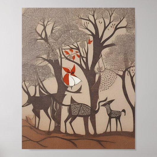 Afdrukken, waardepapier (steen) poster (Voorkant)