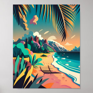 Afdrukken, waardepapier (steen) poster