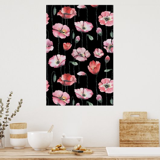 Afdrukken, waardepapier (steen) poster (Keuken)