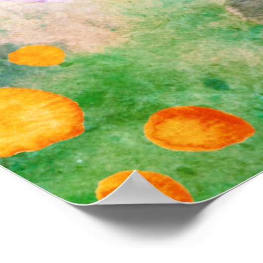 Afdrukken, waardepapier (steen) poster (Hoek)