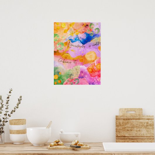 Afdrukken, waardepapier (steen) poster (Keuken)