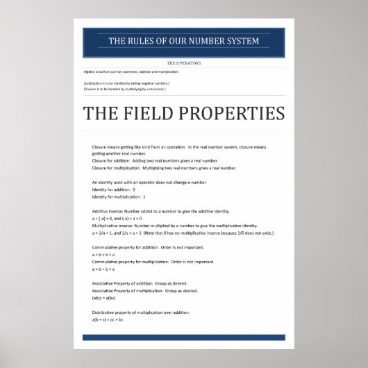 Afdrukken, waardepapier (steen) poster (Voorkant)