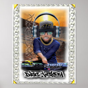 Afdrukken, waardevol Poster papier (matte)DJ