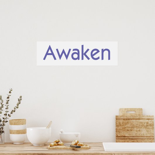 Afdrukken wakker poster (Keuken)