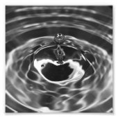 Afdrukken waterdruppel foto afdruk (Voorkant)