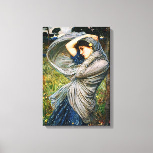 Afdrukken waterhouse Boreas Canvas