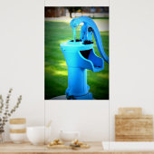 Afdrukken waterputje Poster (Keuken)