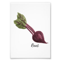 Afdrukken waterverf biet