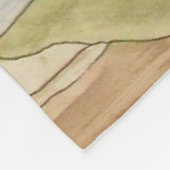 Afdrukken Waterverf lijn regio's verwijderen Fleece Deken (Hoek)