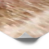 Afdrukken Waterverf verf paarse Poster (Hoek)