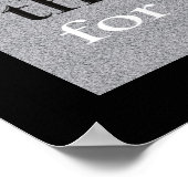 Afdrukken - Wees dankbaar voor 001 Poster (Hoek)