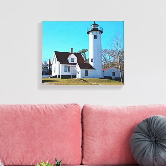 Afdrukken West Chop Lighthouse Marthas Vineyard Ca (Insitu (Woonkamer))