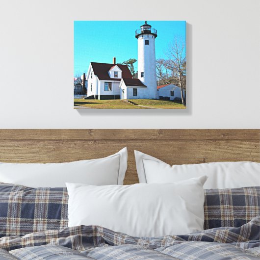 Afdrukken West Chop Lighthouse Marthas Vineyard Ca (Insitu (Slaapkamer))