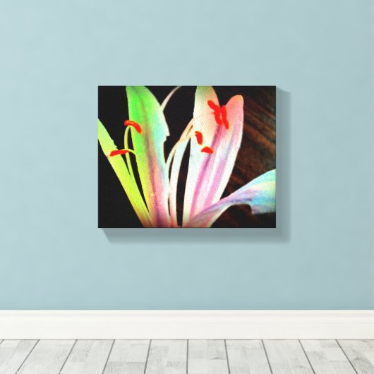 Afdrukken Wild Flower Canvas (Insitu (Houten vloer))