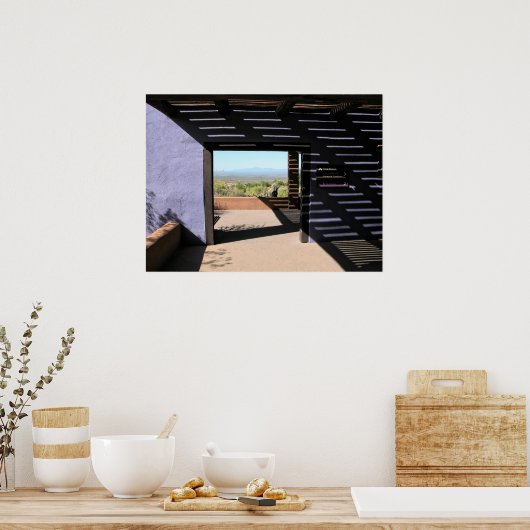 Afdrukken: woestijnportaal poster (Keuken)