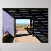 Afdrukken: woestijnportaal poster (Voorkant)