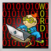 Afdrukken "Word" - op Kev Moore Poster (Voorkant)