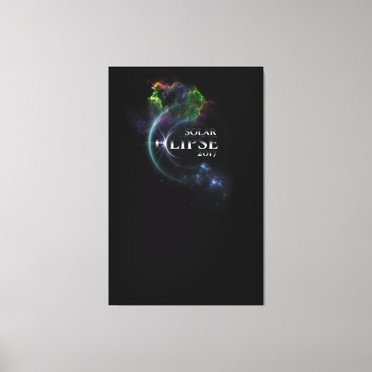 Afdrukken zonnecriskel 2017 Canvas (Voorkant)