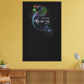 Afdrukken zonnecriskel 2017 Canvas (Insitu (Woonkamer))