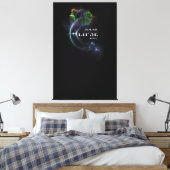 Afdrukken zonnecriskel 2017 Canvas (Insitu (Slaapkamer))