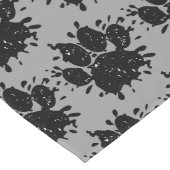 Afdrukken zwart verfplaat verfplaat verf lange tafelloper (Hoek)